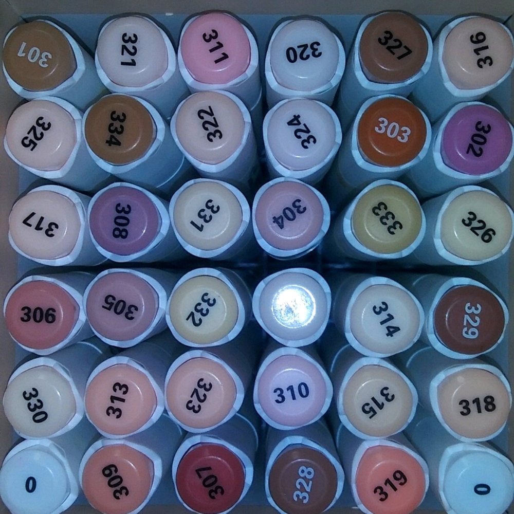 Skin tone Alcohol Markers